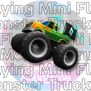 Flying Mini Monster Truck (Roblox Digital Item Code)