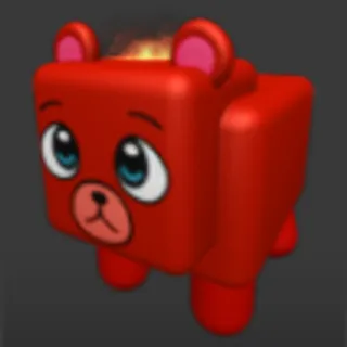 1x Fire Bear | Godly | Pet | MM2 | Murder Mystery 2