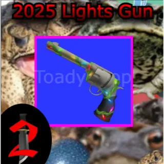 1x 2025 Lights Gun | MM2 | Murder Mystery 2