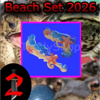 1x Beach Set 2026 | MM2 | Murder Mystery 2