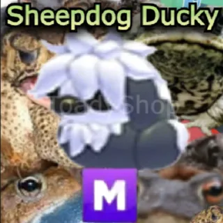 1x Mega Sheepdog Ducky ~ Adopt Me