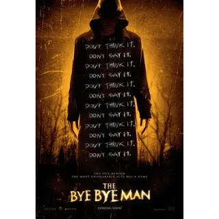 The bye bye man iTunes code 