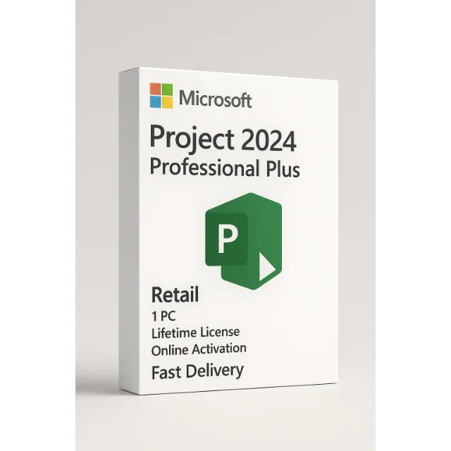 Microsoft Project Professional 2024 – Lifetime License | 1 PC | Phone ...