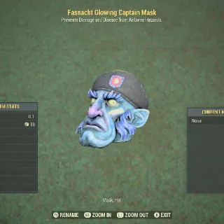 Glowing Captain Mask