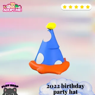 2022 birthday party hat