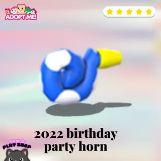 2022 birthday party horn