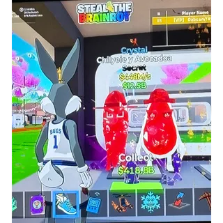 Crystal Chilyeie y avocadoa  448m/s. Steal the brainrot 