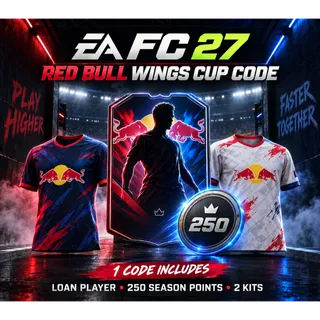 EA SPORTS FC 27 Red Bull Wings Cup Code – 250 Season Points + Kits + Loan Player All Platforms Region free 