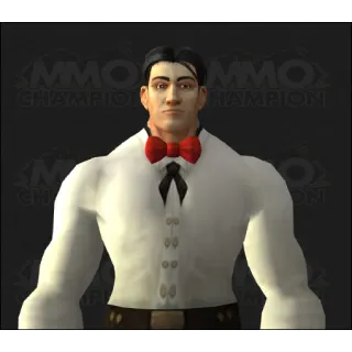 World of warcraft Pringles Crimson Bow Tie transmog Region Free