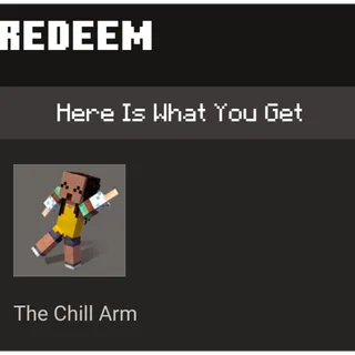 Minecraft Creator Item - The Chill Arm