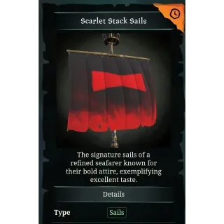 Sea of thieves Scarlet Stack Sails Skin - XBOX region free