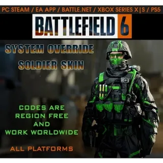 Battlefield 6 - System Override Soldier Skin
