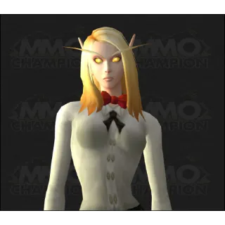 World of warcraft Pringles Crimson Bow Tie transmog Region Free