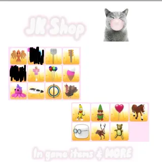 Adopt me 17 old toys bundle