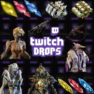 Warframe Twitch Drops - 714 Items - Sevagoth + Saryn + Baza + 27 Forma + 42 Relics + 3 Adapters 