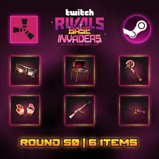 Rust Twitch Drops - Round 50 - 6 Items/Skins