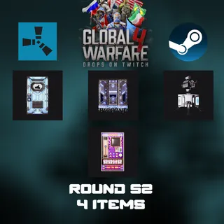 Rust Twitch Drops - Round 52 - 4 Items/Skins
