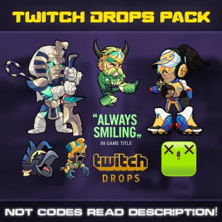 Brawlhalla - Twitch Drops Pack | Pharoah Magyar, Mach 25 Thea, Ammit Sidekick & More