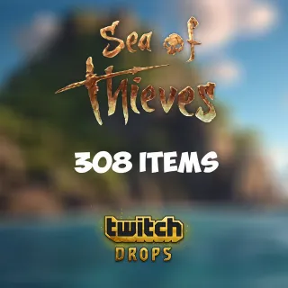 Sea of Thieves - 308 ITEMS Twitch Drops - Obsidian/Phoenix/Omen/Hunter/EWS/EWR/685k Gold