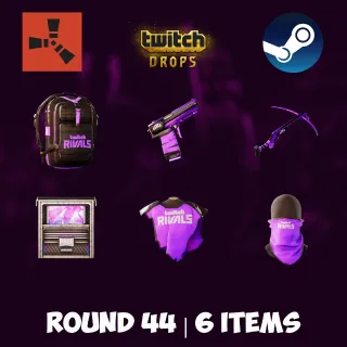 Rust Twitch Drops - Round 44 - 6 Items/Skins