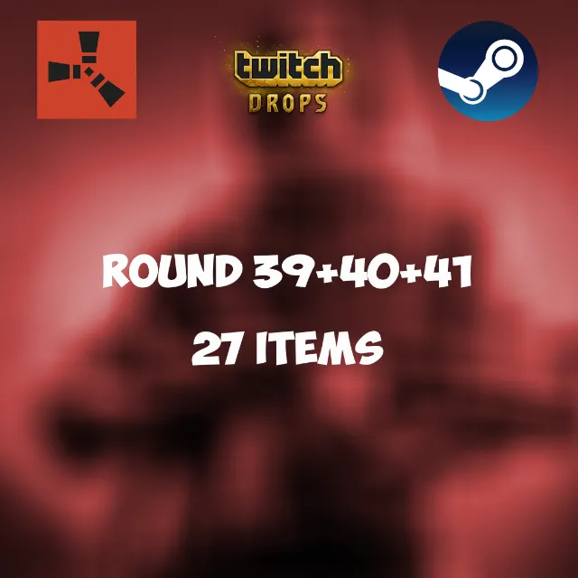 Rust Twitch Drops - Round 39 + 40 + 41 - 27 Items/Skins - Other Game ...