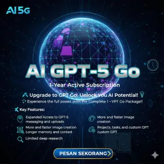 ChatGPT GO Plan - GPT 5 (1User,12 Months) - Global - Fast Delivery