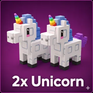 x2 UNICORN GROW A GARDEN 2