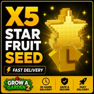 x5 Star Fruit Seed | Fast Delivery | Grow a Garden 2