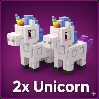 x2 UNICORN GROW A GARDEN 2