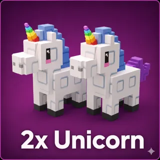 x2 UNICORN GROW A GARDEN 2
