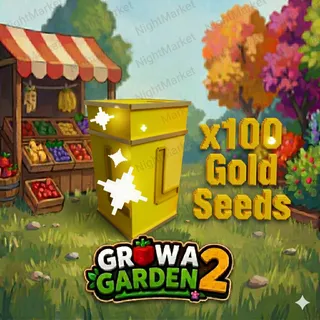 x100 Gold Seed - Grow a garden 2