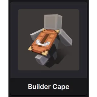 MINECRAFT BUILDER CAPE
