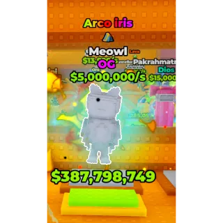 Break a Lucky block meowl og 5m 10X