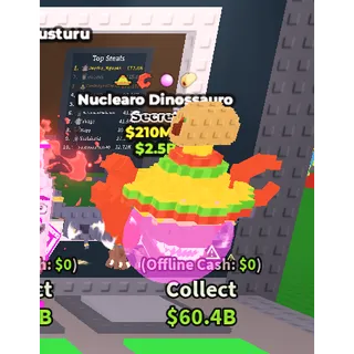 Nuclearo Dinossauro 210m/s