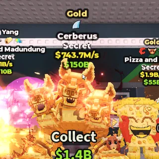 [743.7M/S] Gold Cerberus | Cheapest In Market