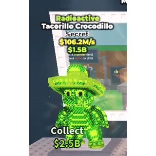 Radioacitve Tacorillo Crocodillo 106.2m/s