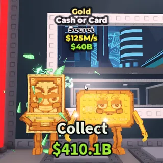 Gold Cash or Card 125m/s