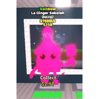 Rainbow La Ginger Sekolah 750m/s