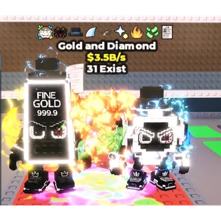 [3.5B/S] Yin Yang Gold And Diamond (31 Exists)