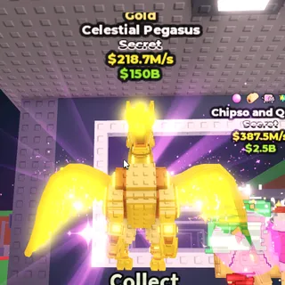 [218.7M/S] Gold Celestial Pegasus
