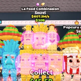 [607.5M/S] Gold La Food Combinasion