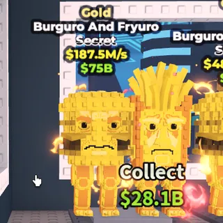Gold Burguro And Fryuro 187.5m/s Cheapest