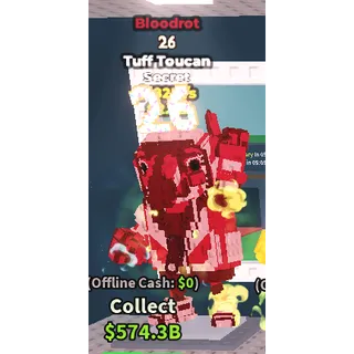 Bloodrot Tuff Toucan 182m/s (Rare)
