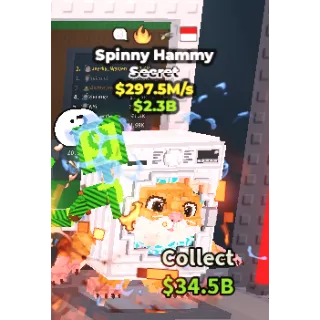 Spinny Hammy 297.5m/s