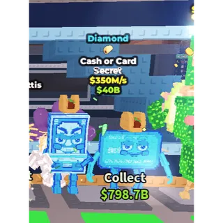 Diamond Cash or Card 350m/s