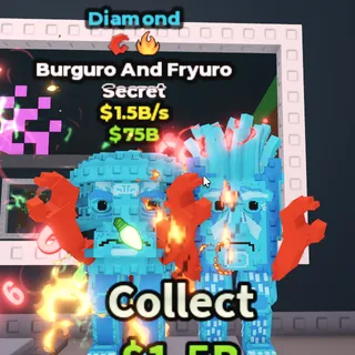 [1.5B/S] Diamond Burguro And Fryuro | Cheapest In Market