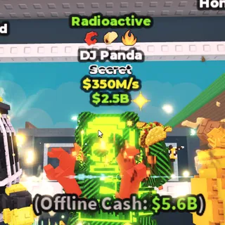 [350M/S] Radioactive DJ Panda | Cheapest In Market