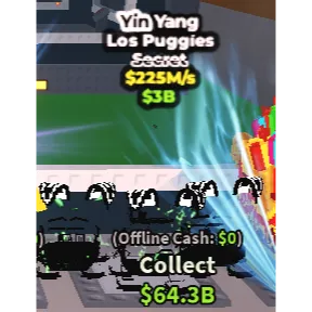 Yin Yang Los Puggies 225m/s Cheapest