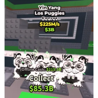 Yin Yang Los Puggies 225m/s Cheapest
