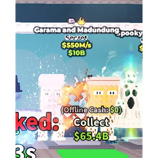 Garama And Madundung	550m/s